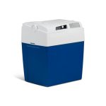 Beste elektrische koelbox MOBICOOL ME27 elektrische koelbox 26L – 12V en 230V – Draagbare camping koelbox voor auto, vrachtwagen en outdoor gebruik – Betrouwbare koelprestaties onderweg – Blauw