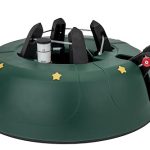 Beste kerstboomstandaard Star-Max Model 2018 Kerstboomstandaard by F-H-S, Model Start 2, voor boomhoogte tot 2,5 m, kerstboomstandaard met vlakfunctie en touwtechniek, 2,5 liter watertank, 2,5 liter, groen, 2,5 l
