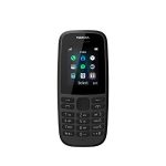 Nokia 105 (4e editie) 1.77 Inch UK SIM-vrije functietelefoon (Single SIM) - Zwart