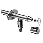 SCHELL 039960399 Vorstbestendige buitenwandarmatuur, buitenkraan POLAR II, messing armatuur (complete armatuur) met automatische gedwongen ventilatie en beluchter, DN 15 G 1,2 AG,Ø 15 mm, matchroom
