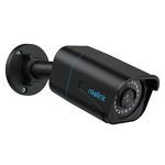Reolink 4K PoE Beveiligingscamera met Mens/Voertuig Detectie, IP67 Weerbestendige, Bullet IP Camera Buiten met slimme bewegingswaarschuwingen, Audioregistratie, microSD-kaartgleuf, RLC-810A zwart