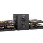 Princess Raclette Purify, 8 personen, Geïntegreerd Luchtfiltersysteem, Instelbare Thermostaat, Vaatwasmachinebestendige Onderdelen, Antiaanbaklaag, 2m Snoer, Oververhittingsbescherming, 162660