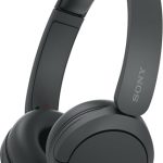 Beste koptelefoon draadloos Sony WH-CH520 Draadloze Bluetooth-hoofdtelefoon, tot 50 uur batterijduur met snellaadfunctie, on-ear model, zwart