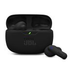Beste draadloze oordopjes met noise cancelling JBL Wave Beam 2, True Wireless Noise Cancelling Bluetooth Earbuds, Zwart | Bluetooth 5.3, 40h Batterijduur, IP54 Waterdicht, JBL Pure Bass Sound, Smart Ambient Technologie, Multi-Point Verbinding