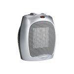Amazon Basics Keramische Kachel, 1500 W, met regelbare thermostaat, zilver