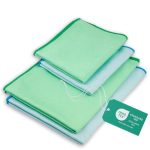 ELEXACLEAN raamdoeken microvezel, 4 stuks (60x40 & 40x30 cm)
