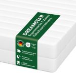 DREAMSTAR Easy Sleep matras, 90 x 200 cm, H3 (middelhard), ergonomische koudschuimmatras, hypoallergeen en antibacterieel, overtrek afneembaar en wasbaar, Oeko-Tex, 11 cm, 90 x 200 cm
