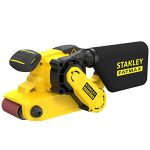 Stanley FatMax bandschuurmachine FMEW204K (1.010 watt, 75 x 533 mm schuurband, toerentalvoorkeuze, gereedschaploze schuurbandwisseling, geïntegreerde stofafzuiging, incl. schuurband en koffer)