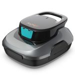 Beste zwembad robot AIPER Zwembadrobot, draadloze zwembadstofzuiger met accu, 90 minuten reinigingstijd, automatische reiniging met zelfinparkeerfunctie, compacte en lichte zwembadreiniger, ideaal voor bovengrondse