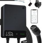 Beste laadpaal met load balancing dé Wallbox Laadpaal 7,4 kW met APP, Laadkabel Type 2 7,5 m
