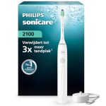 Philips Sonicare 2000 Series Elektrische Tandenborstel – Sonische Tandenborstel met 2 Intensiteiten, EasyStart-functie, SmarTimer, 14 dagen Gebruiksduur, Wit, Model HX4021/01, [Nieuw]