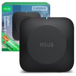 NOUS E15 ZigBee 3.0 Gateway Smart Hub WiFi 2.4/5 GHz, Slimme Woning Hub, App Bediening, Compatibel met Alexa & Google Home, Tot 128 Apparaten, WiFi Double Bande