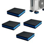 4 stuks rubberen trillingsdempers voor airconditioning, trillingsdempers voor airconditioning, rubberen buffers voor airconditioning, trillingsdempers, antivibratievoetjes, schokdempers voor aircondit