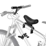 Fuutilake Kinderzitje voor mountainbikes, voorop gemonteerde fietszitjes voor kinderen 2-6 jaar, afneembaar kinderfietszitje met armleuningset compatibel met alle volwassen mountainbikes