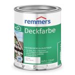 Remmers Tuinhuis Beits Color wit (RAL 9016), 0,75 liter, watergedragen verf voor binnen en buiten, weerbestendige verf voor hout, zink, mineraal en vele andere ondergronden, sterk dekkend