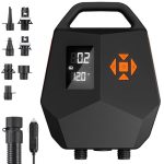 Pureglow Elektrische SUP-pomp 20 psi, 12 V met automatische stop, zonder