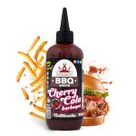 Poppamies BBQ-saus Cherry Cola Barbecue – Bekroonde zoete en pittige smaak, perfect voor spareribs en hamburgers – Glutenvrij en veganistisch - 360 g