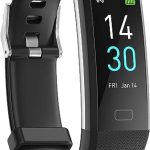 Beste bloeddruk horloge Septoui Fitnesstracker met Hartslagmeter, Bloeddruk, Fitnesshorloge Waterdicht IP68, 16 Sportmodi, Stappenteller, Calorieënteller, Activiteitstracker Dames Heren Kinderen, Smartwatch iOS en Android