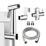Beste douche WC WEIDMAX Handheld Bidet Sproeier voor Toilet, Douche Spray Roestvrij Staal Shattaf Kit Handdouche Badkamer Doek Luierwasser Douchekop voor Persoonlijke Hygiëne