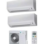 Airconditioner Dual Split 9000 + 12000 Btu, energieklasse A++/A++, gas R32, serie Siesta Classic