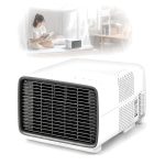 Beste stille airco Stille draagbare airconditioner & mini-airco - 2700 BTU echte compressor met 45 dB slaapstand, 280W energiezuinige 3-in-1 koeler, direct klaar voor gebruik, voor campers, busjes, studentenkamers