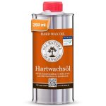 OLI-NATURA Harde Waxolie voor Hout – Natuurlijke Houtolie voor Meubels, Trappen, Deuren en Meer – Voedselveilig en Hypoallergeen, 0,25 L, Kleurloos-Natuurlijk