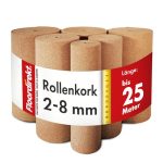 Beste ondervloer laminaat geluid Kurk op rol, natuurlijke isolerende onderlaag, veelzijdig, geluids- en warmte-isolerend, verkrijgbaar in verschillende diktes en lengtes (5 mm, 100 x 150 cm)