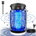 Beste insectenlamp seenlast Elektrische Insectenverdelger, Muggenlamp 15W 4200V Elektrische Vliegenval, Muggenval met LED voor muggenwerende bescherming, voor binnen en buiten gebruik