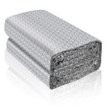 Beste dakisolatie Isolatiefolie, dubbelzijdige aluminiumfolie, isolatie, dakisolatie, reflecterende isolatiefolie, geschikt voor warmte-isolatie, warmtebehoud, warmtebeschermingsfolie (3 m x 60 cm)