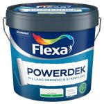 Flexa - Powerdek Muren & Plafonds - Gebroken Wit/Ral 9010-5 L
