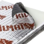 Beste vloerisolatie kruipruimte KILMAT 2 mm 1,7 m² zelfklevende aluminiumbutyl anti-dreun isolatiemat, auto-isolatie (geluidsisolatie)