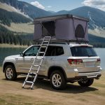 VEVOR Daktent, harde schaal, naturnest daktent, hardshell voor 2-3 personen, hardshell-daktent met telescopische ladder, dik matras, waterdicht, winddicht voor jeep SUV, bestelwagen, pick-up truck