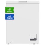 CHiQ FCF142DE, Vrieskist, 142 L, Inverter Technologie, Digitaal LED Display, Snelvriezen tot -32℃, Wit, 39 dB, 12 Jaar Garantie op Compressor