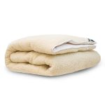 Terschellinger Wollen onderdeken |100% IWS Zuiver Scheer wollen topper |Puur Natuur topdek | 60x120 cm Ledikant